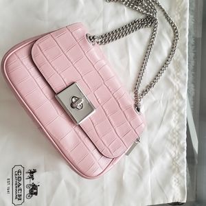 🌸Like New Coach Cassidy croc crossbody🌸